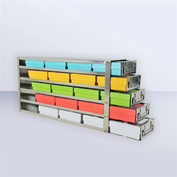 Frame Type Sliding Drawer Stainless Steel Freezer Storage Racks