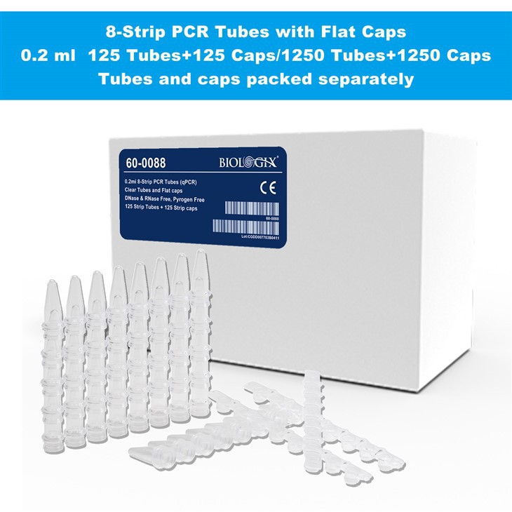PCR Tube 0.2ml 8-strip QPCR